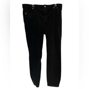 Well Worn Women's Black Corduroy Pants